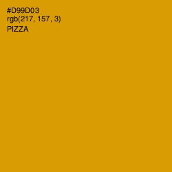 #D99D03 - Pizza Color Image