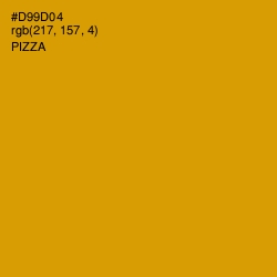 #D99D04 - Pizza Color Image