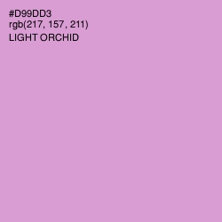 #D99DD3 - Light Orchid Color Image