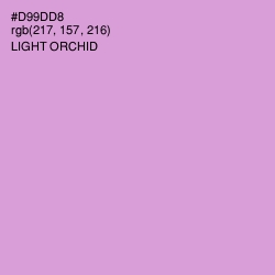 #D99DD8 - Light Orchid Color Image