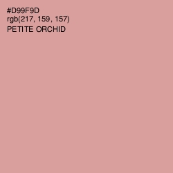 #D99F9D - Petite Orchid Color Image