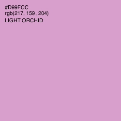 #D99FCC - Light Orchid Color Image