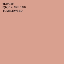 #D9A08F - Tumbleweed Color Image