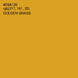 #D9A120 - Golden Grass Color Image
