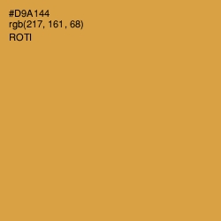 #D9A144 - Roti Color Image