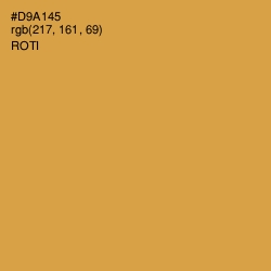 #D9A145 - Roti Color Image