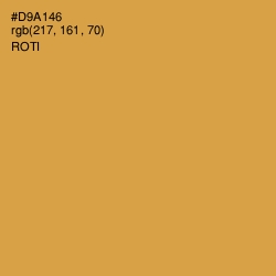 #D9A146 - Roti Color Image