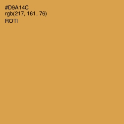 #D9A14C - Roti Color Image