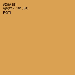 #D9A151 - Roti Color Image