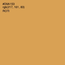 #D9A153 - Roti Color Image