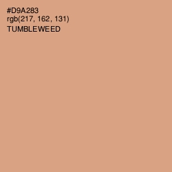 #D9A283 - Tumbleweed Color Image