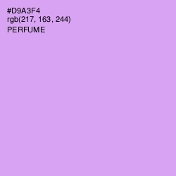 #D9A3F4 - Perfume Color Image