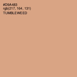 #D9A483 - Tumbleweed Color Image