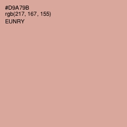 #D9A79B - Eunry Color Image