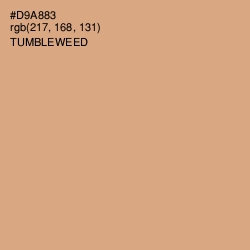 #D9A883 - Tumbleweed Color Image