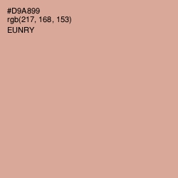 #D9A899 - Eunry Color Image