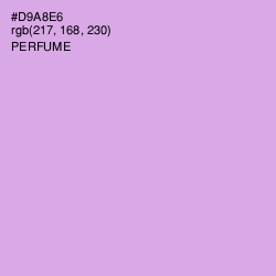 #D9A8E6 - Perfume Color Image