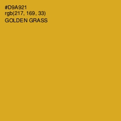 #D9A921 - Golden Grass Color Image