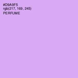 #D9A9F5 - Perfume Color Image