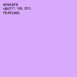 #D9A9FB - Perfume Color Image