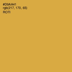 #D9AA41 - Roti Color Image