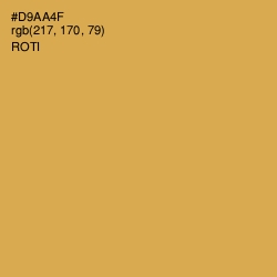 #D9AA4F - Roti Color Image