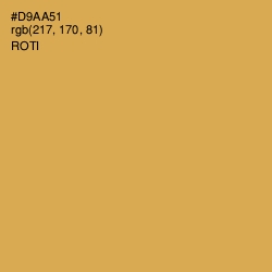 #D9AA51 - Roti Color Image