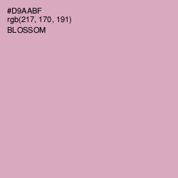 #D9AABF - Blossom Color Image
