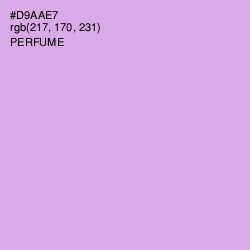 #D9AAE7 - Perfume Color Image