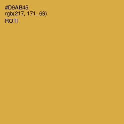 #D9AB45 - Roti Color Image