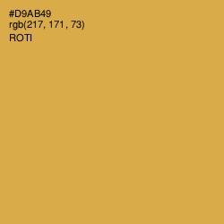 #D9AB49 - Roti Color Image