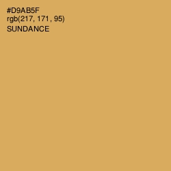 #D9AB5F - Sundance Color Image