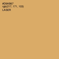 #D9AB67 - Laser Color Image