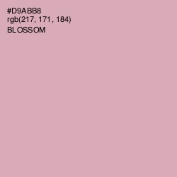 #D9ABB8 - Blossom Color Image