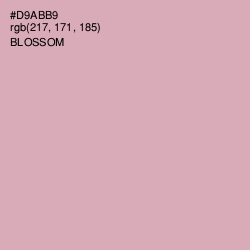 #D9ABB9 - Blossom Color Image