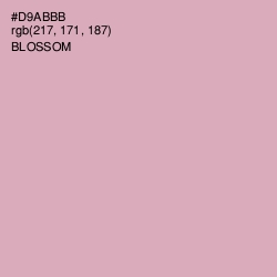 #D9ABBB - Blossom Color Image