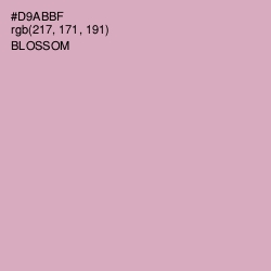 #D9ABBF - Blossom Color Image