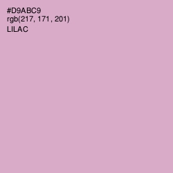 #D9ABC9 - Lilac Color Image