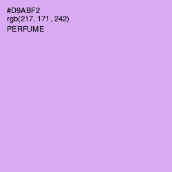 #D9ABF2 - Perfume Color Image