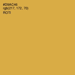 #D9AC46 - Roti Color Image