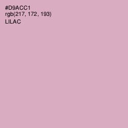 #D9ACC1 - Lilac Color Image