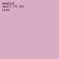 #D9ACC3 - Lilac Color Image