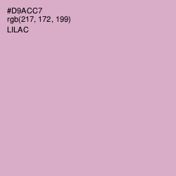 #D9ACC7 - Lilac Color Image