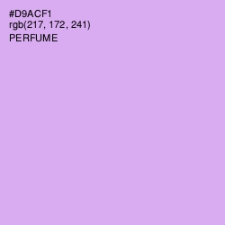 #D9ACF1 - Perfume Color Image