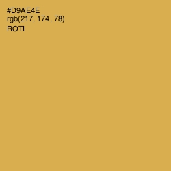 #D9AE4E - Roti Color Image