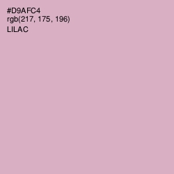 #D9AFC4 - Lilac Color Image