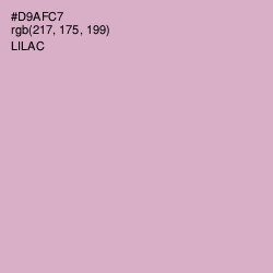#D9AFC7 - Lilac Color Image
