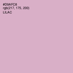 #D9AFC8 - Lilac Color Image