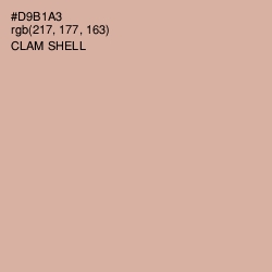 #D9B1A3 - Clam Shell Color Image