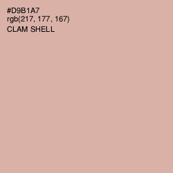 #D9B1A7 - Clam Shell Color Image